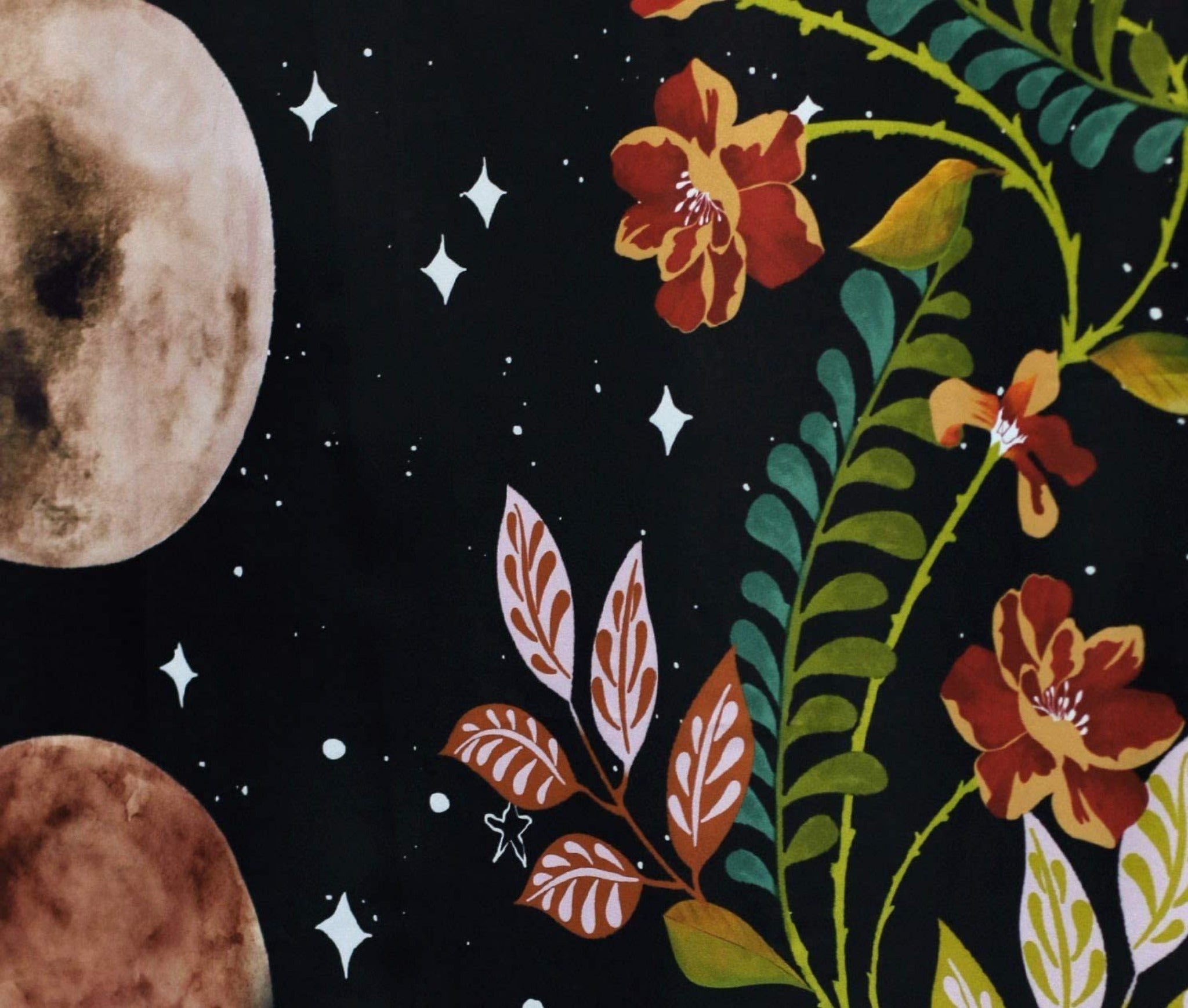 Moon Garden Tapestry