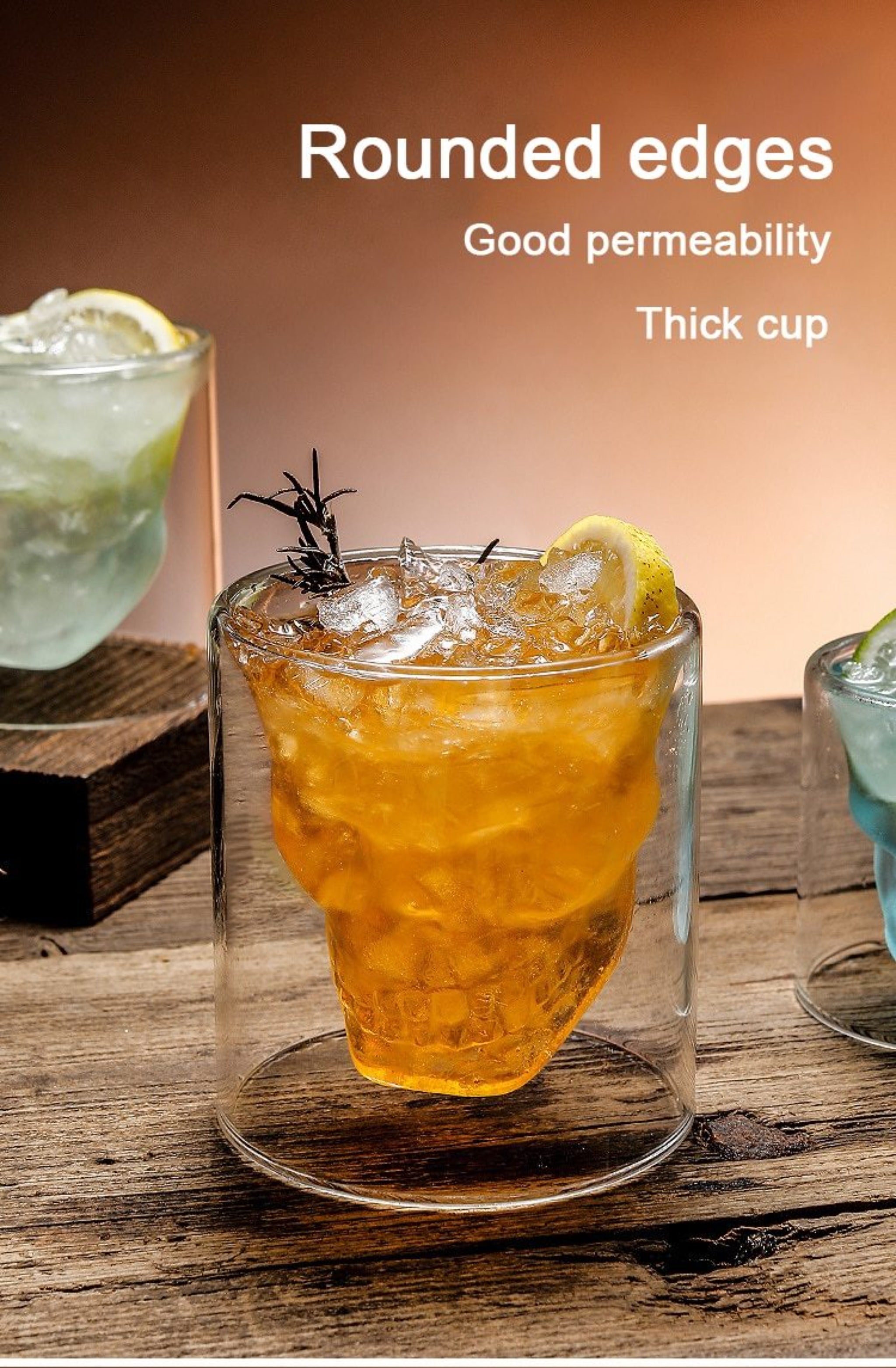 Crystal Skull Glass Cup