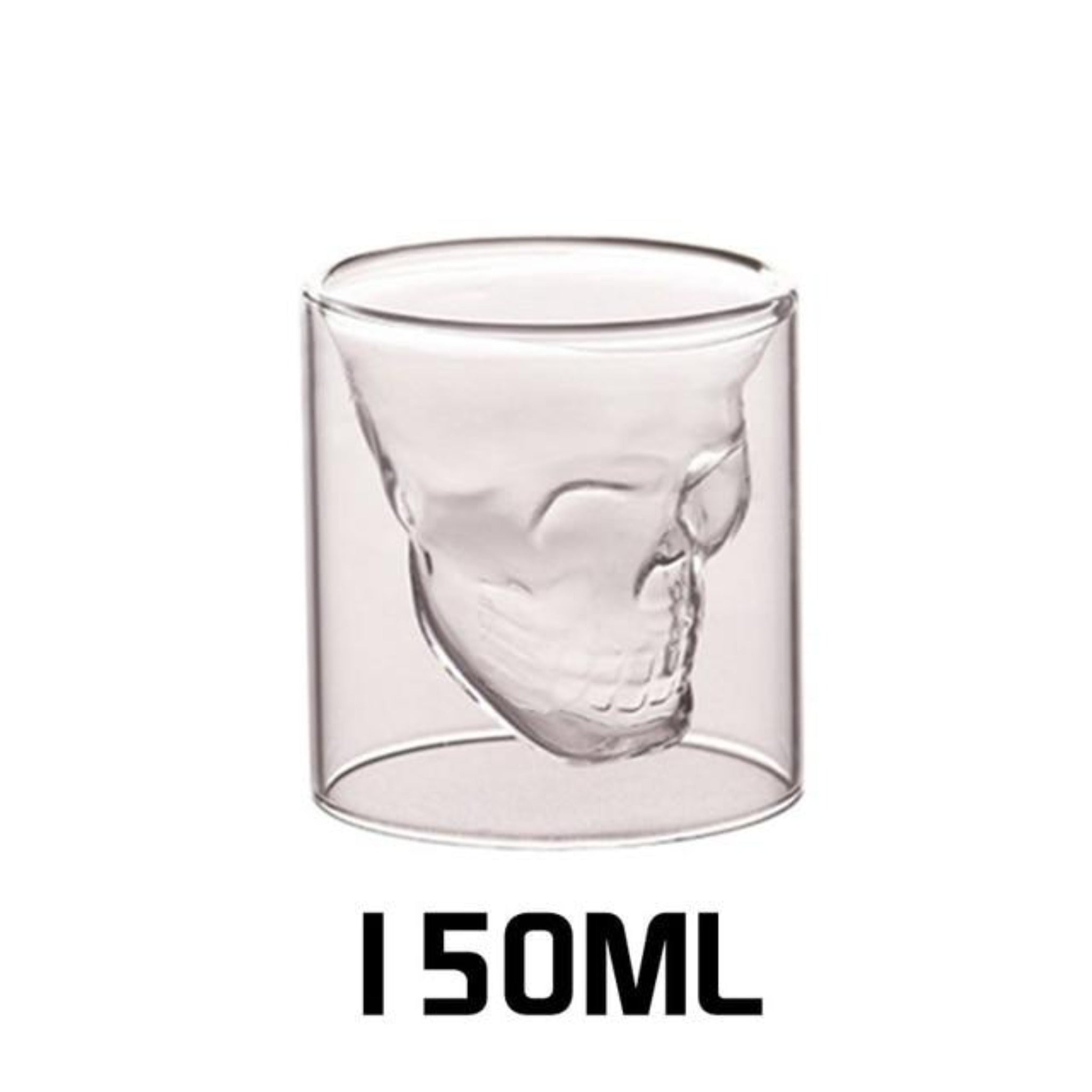 Crystal Skull Glass Cup