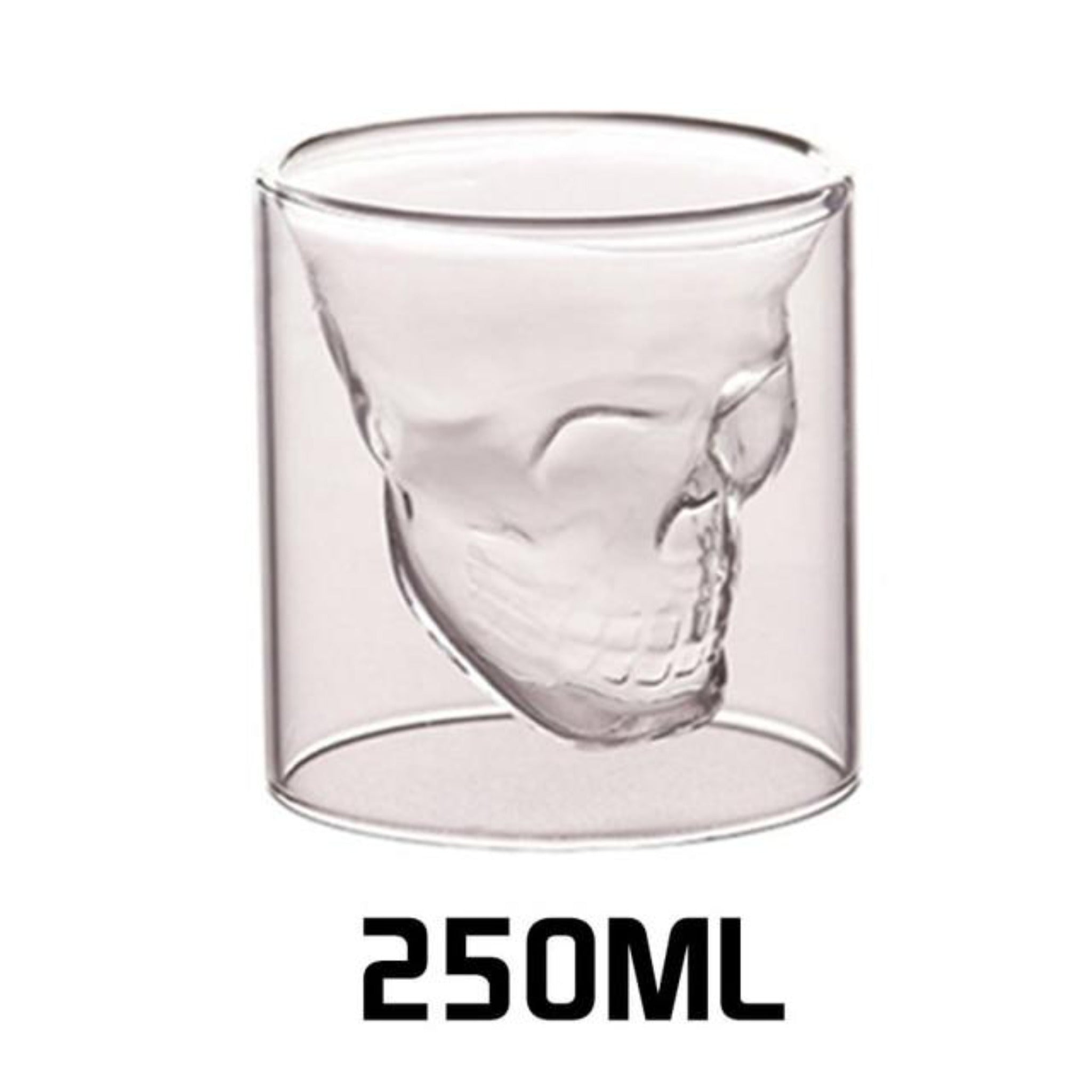 Crystal Skull Glass Cup