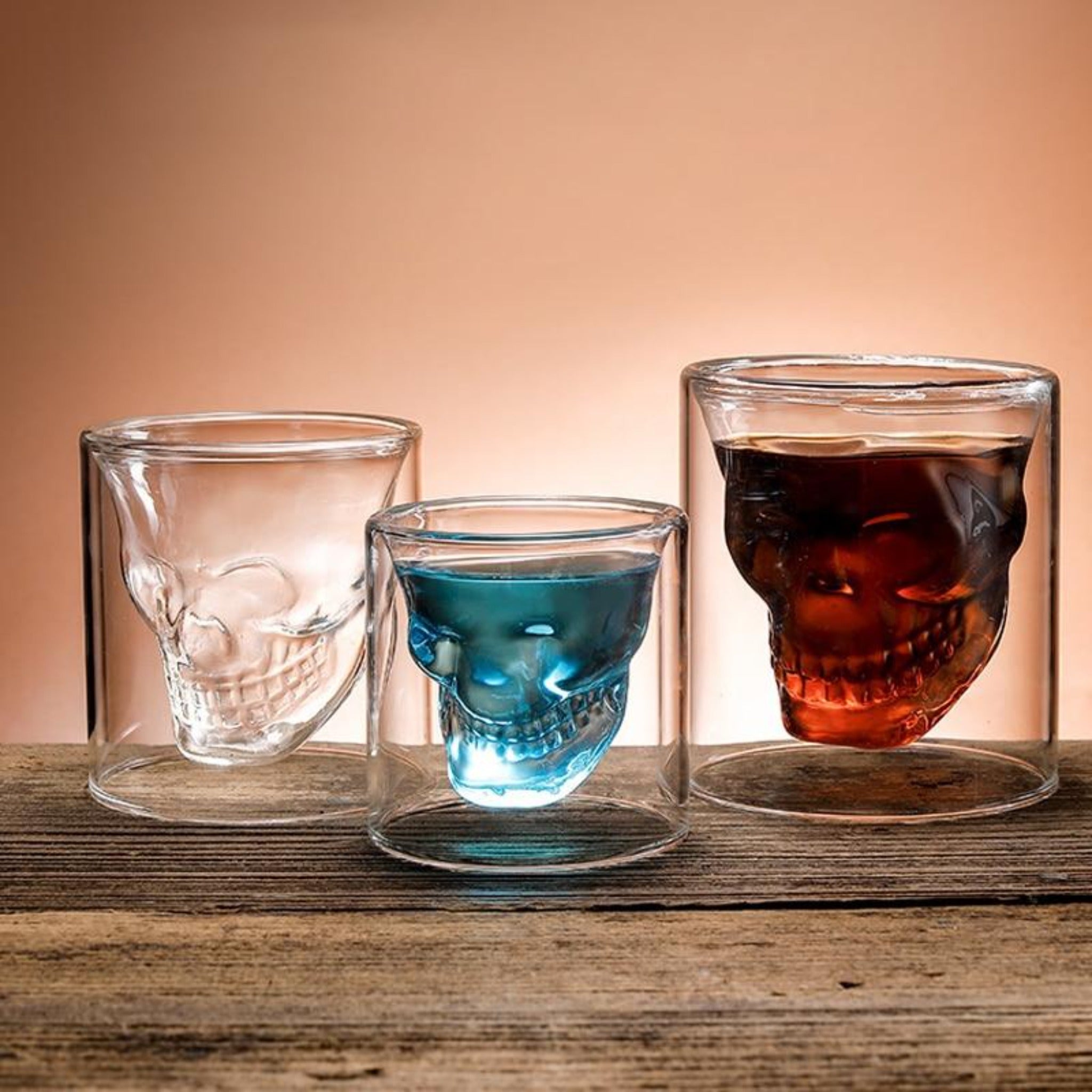 Crystal Skull Glass Cup